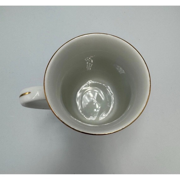 Norman Rockwell The Lighthouse Keepers Daughter Plate and Mug Set White Gold Rim - Picture 7 of 8